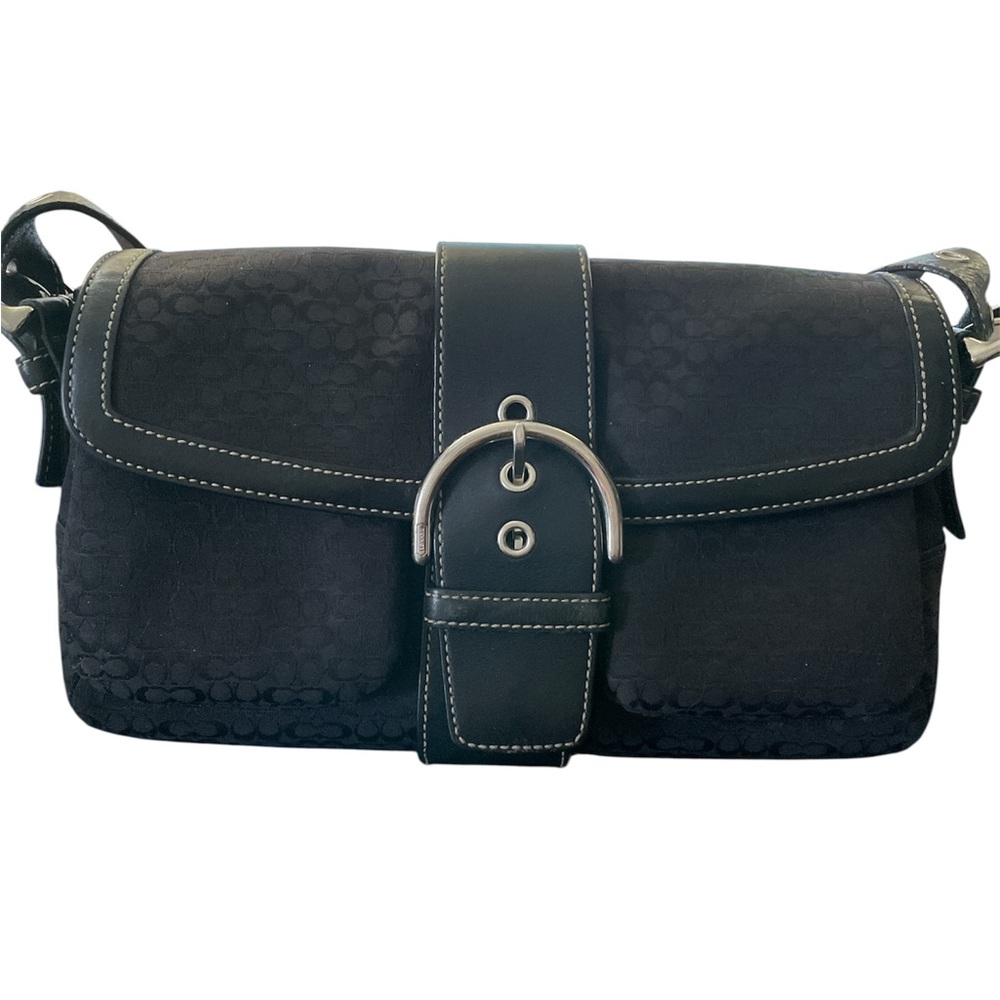 Coach Black Shoulder Bag - Picture 14 of 16